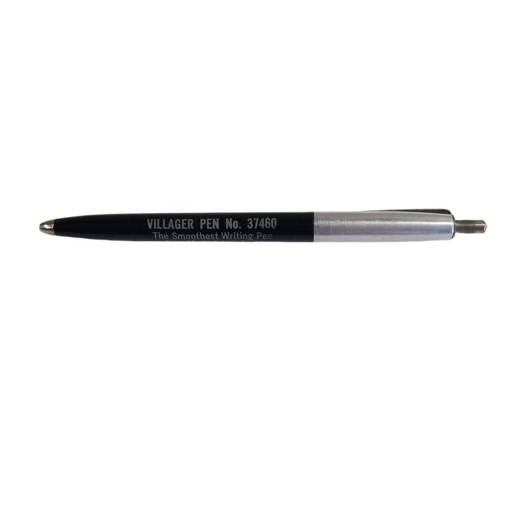 Vintage Tucker Ink Pen Villager Pen No 37460 Advertising Office Supply Slogan